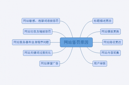 网站惩罚的原因展示